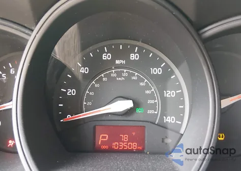 2013 Kia Rio Ex z USA, uszkodzony, nr VIN KNADN5A36D6247774